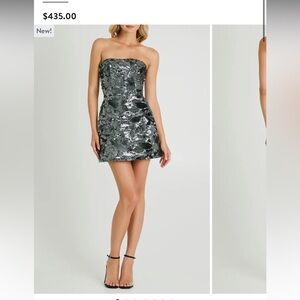 Linda Sequin Strapless Minidress
HELSI